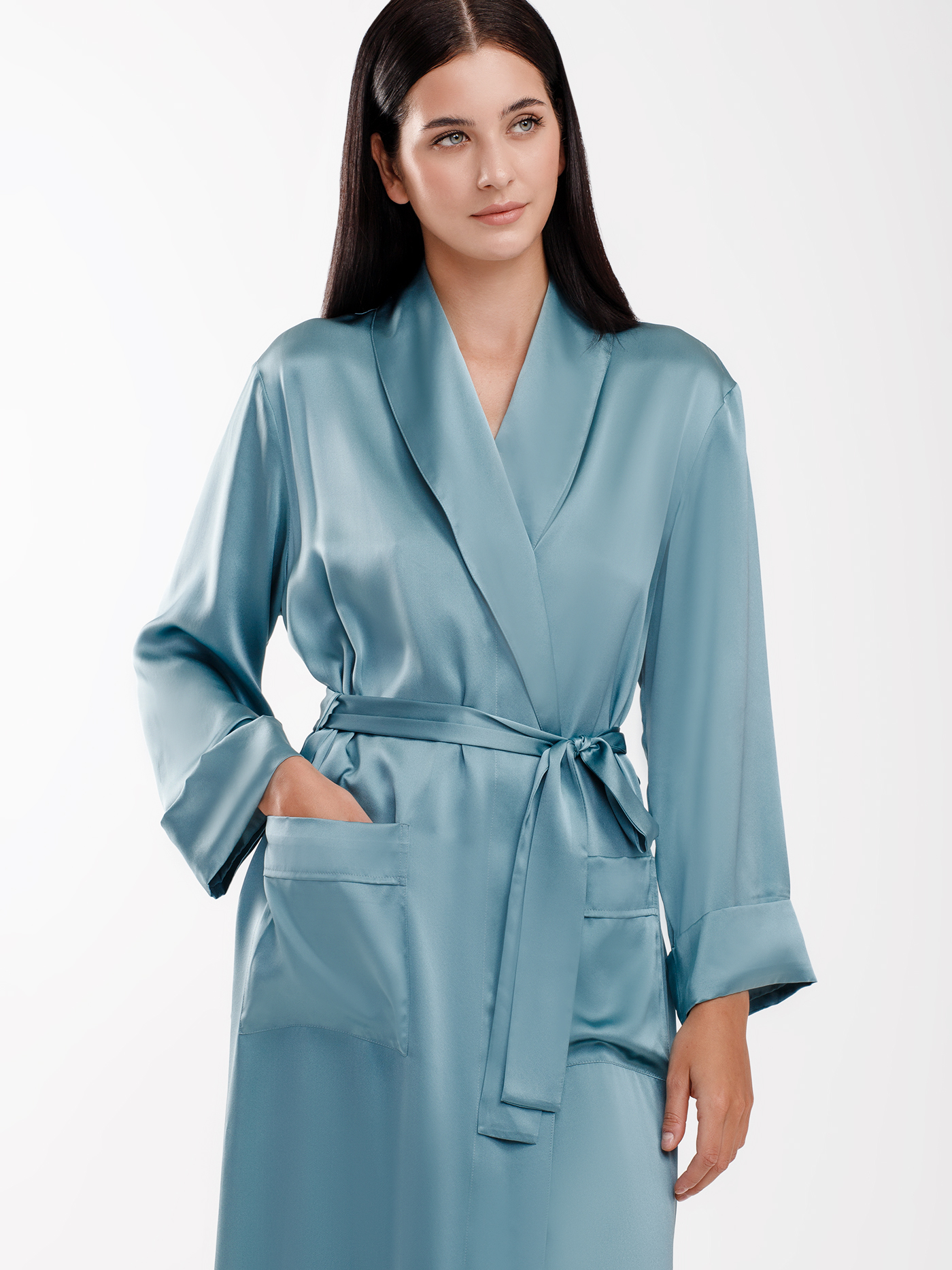 Халат длинный