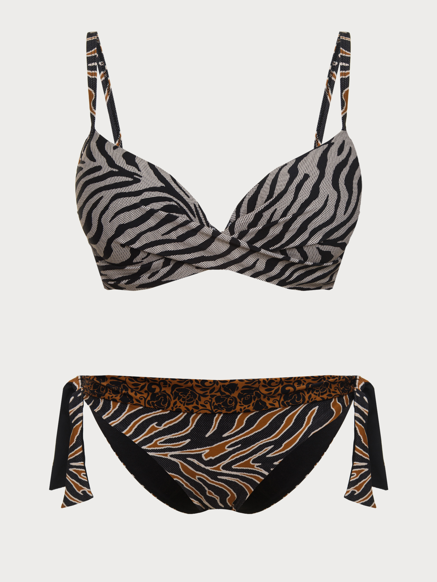 Купальник раздельный push-up / слип