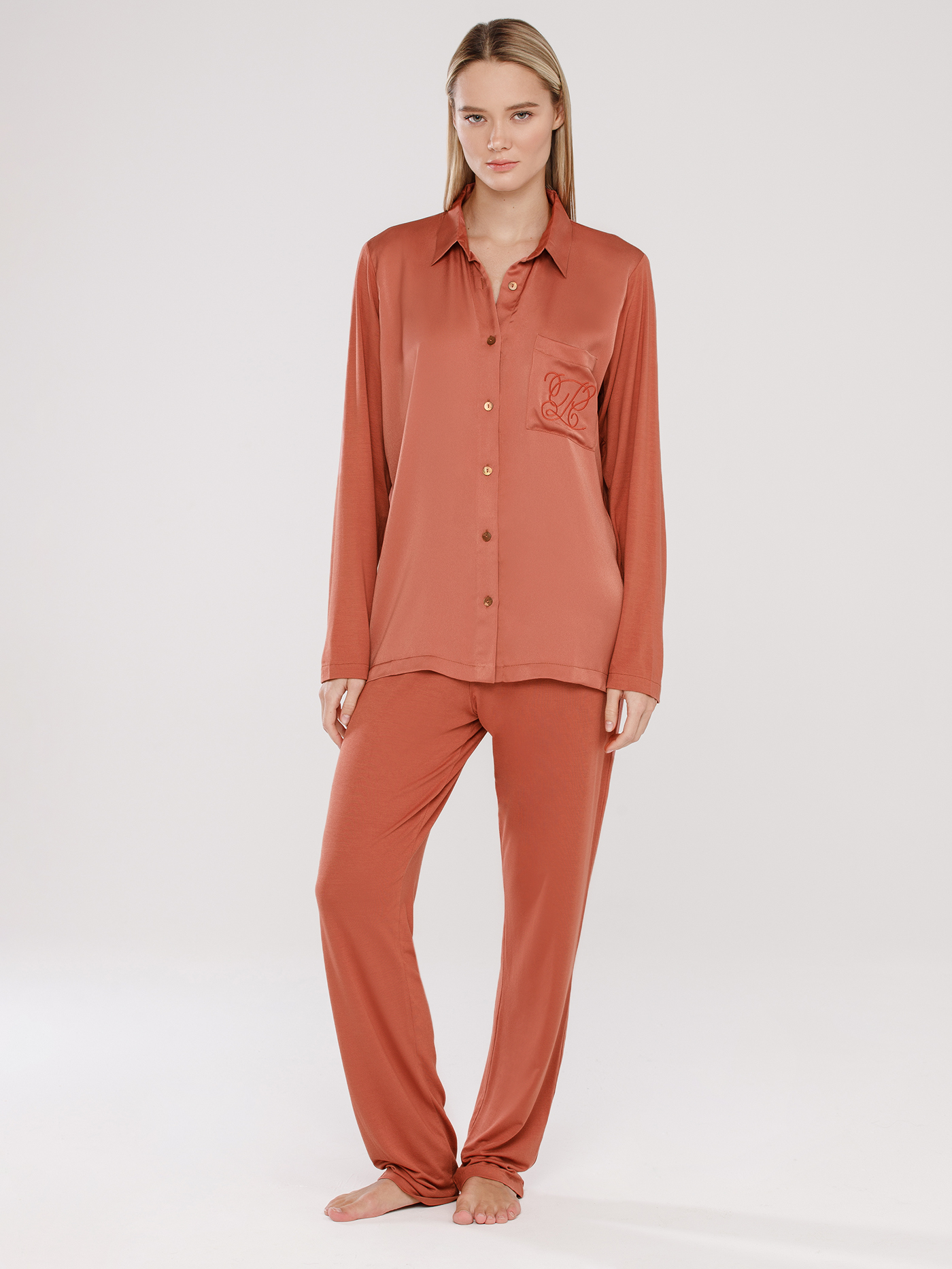 Пижама рубашка / брюки
