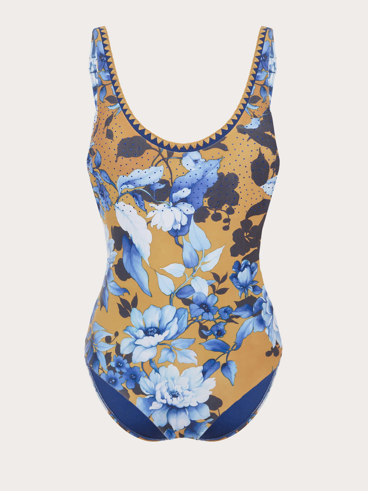 Купальник слитный с мягкой чашкой