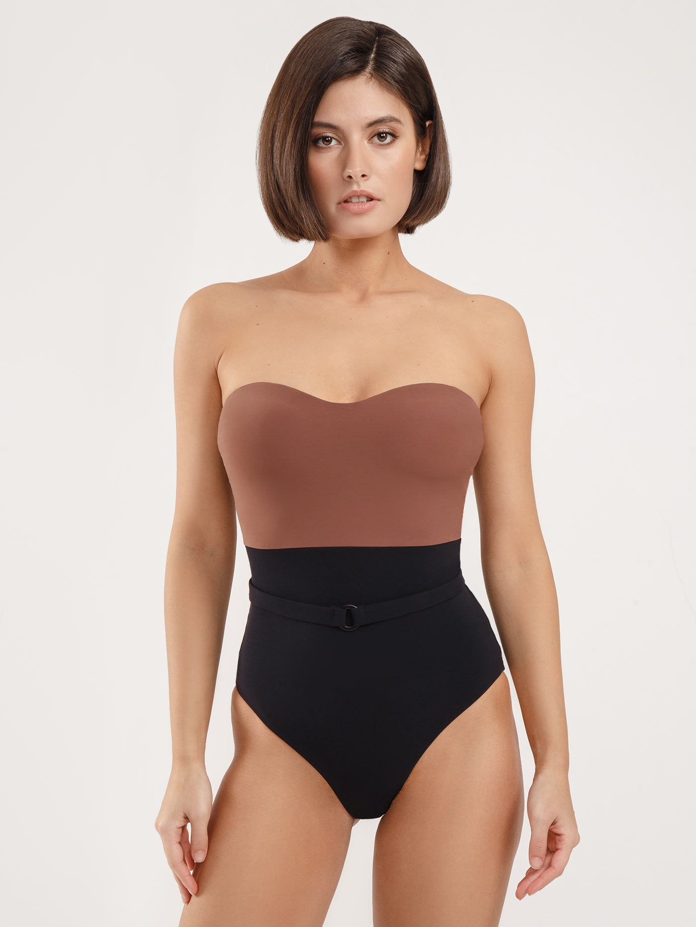 Купальник слитный бандо