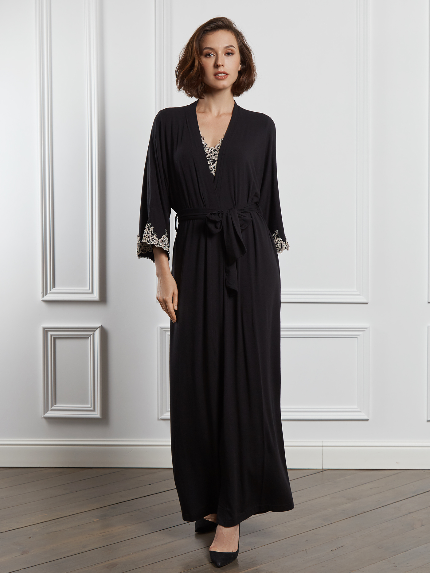 Халат длинный