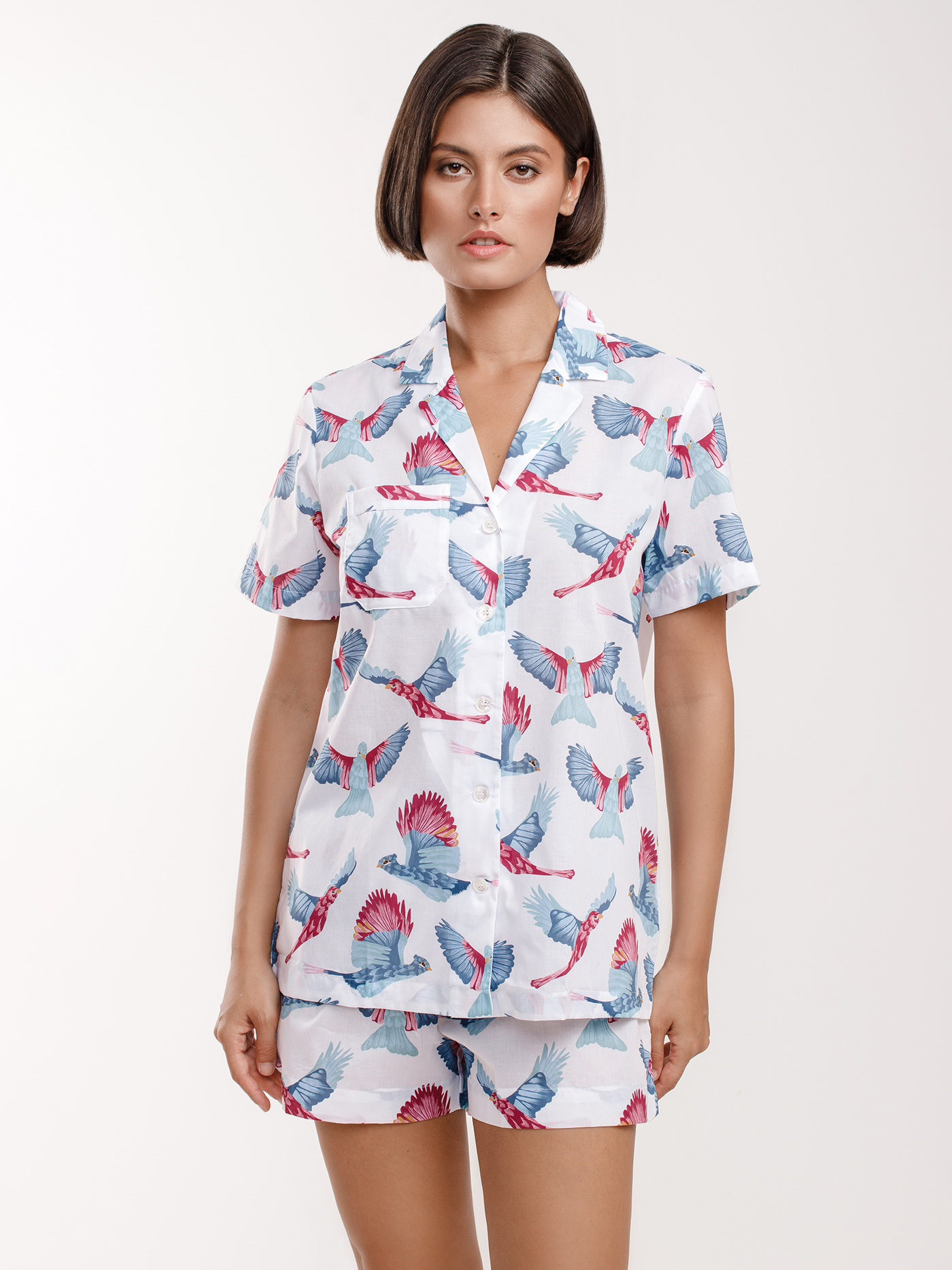 Пижама рубашка / шорты