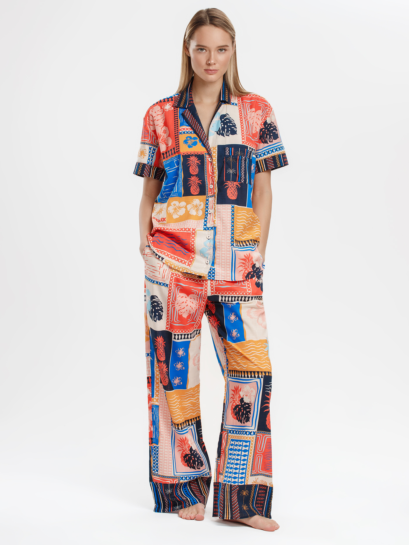 Пижама рубашка / брюки