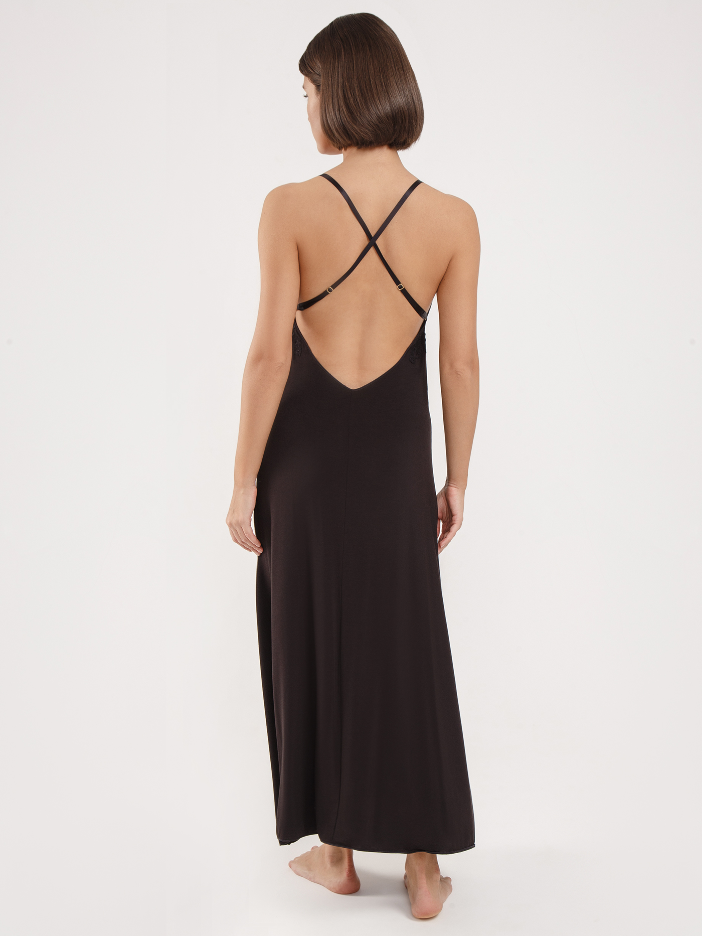 Сорочка на бретелях