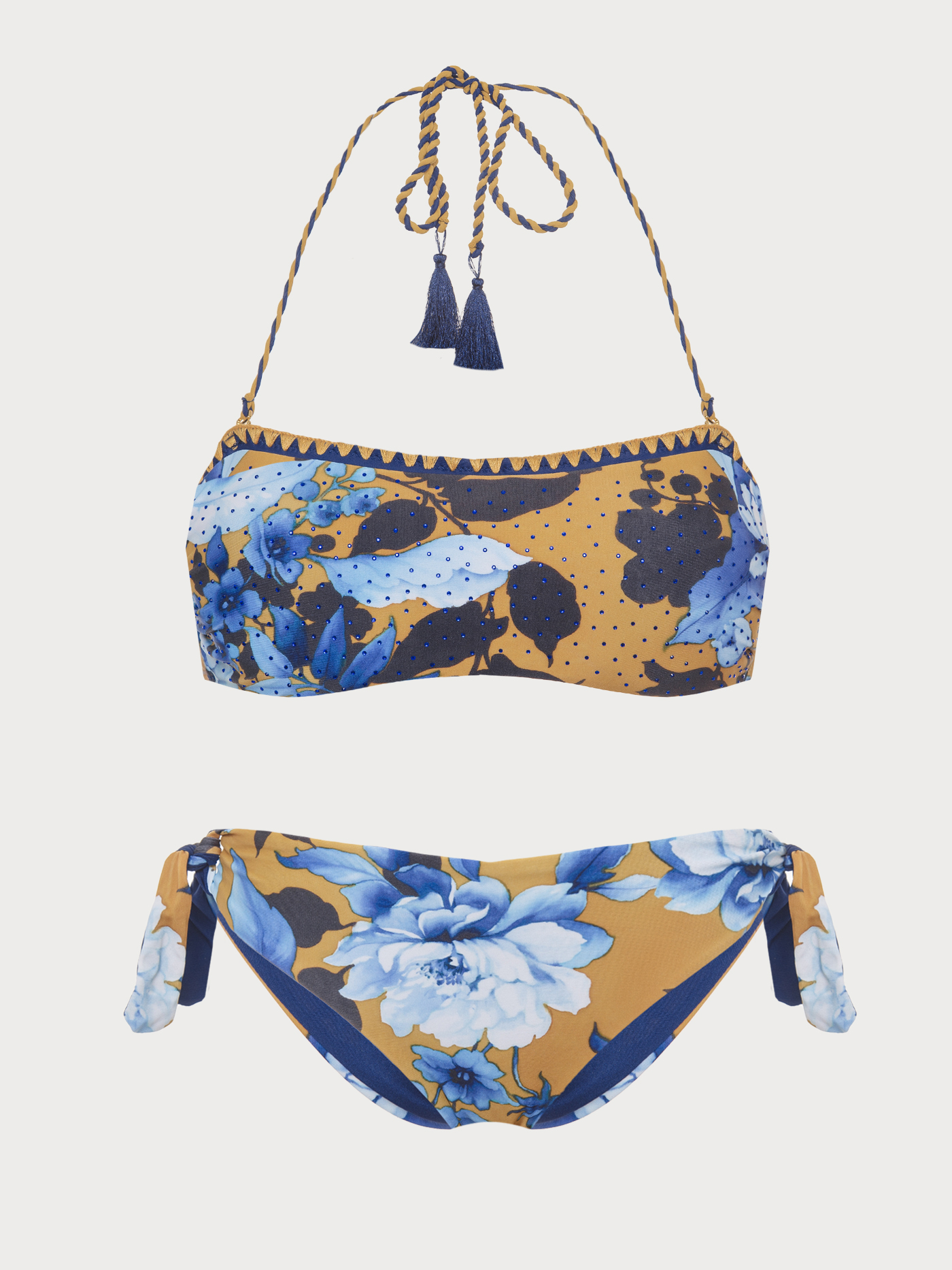 Купальник раздельный бандо / слип