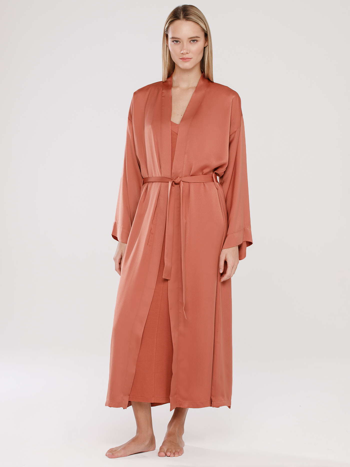 Халат длинный