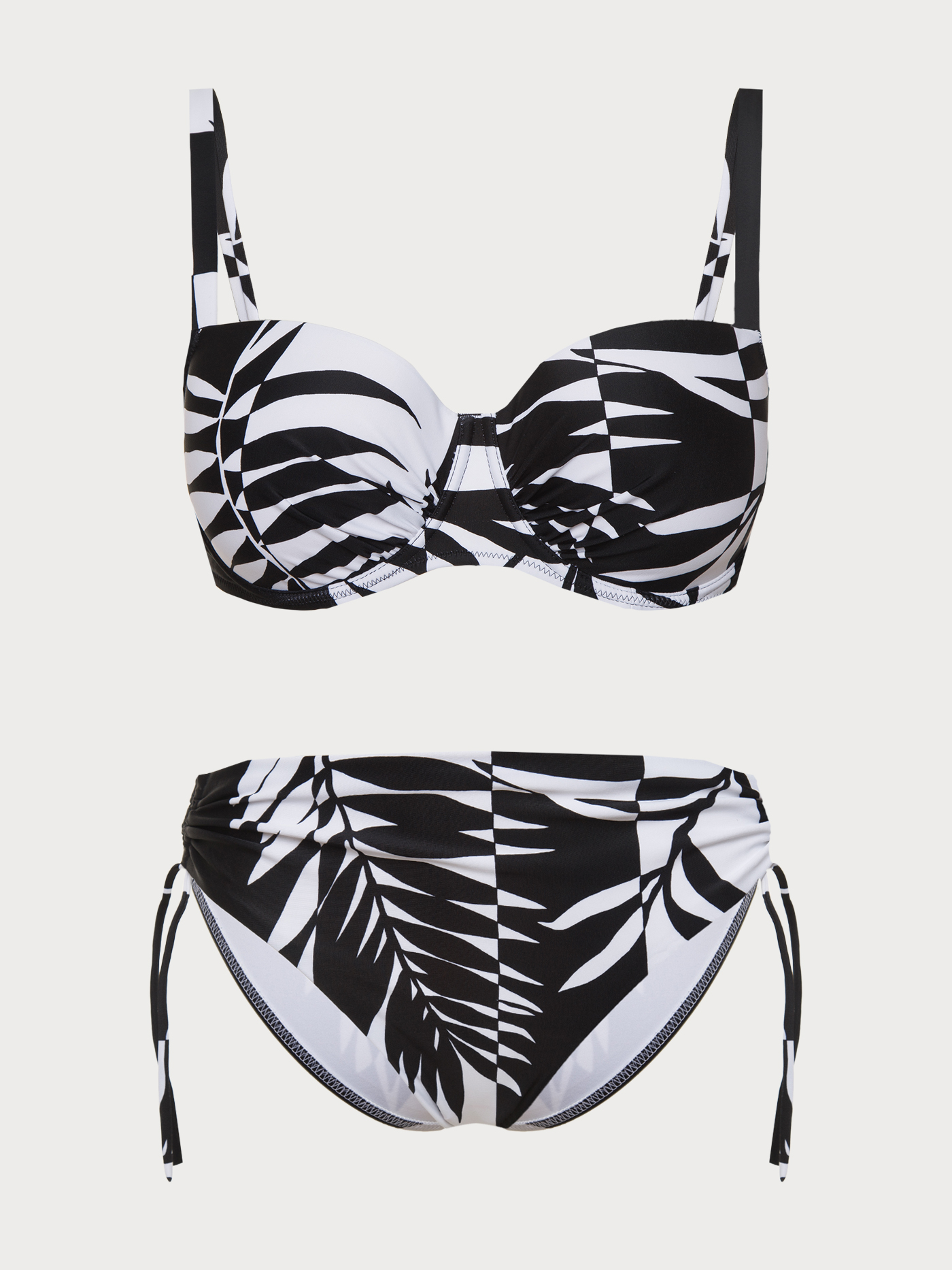 Купальник раздельный лиф мягкий / слип