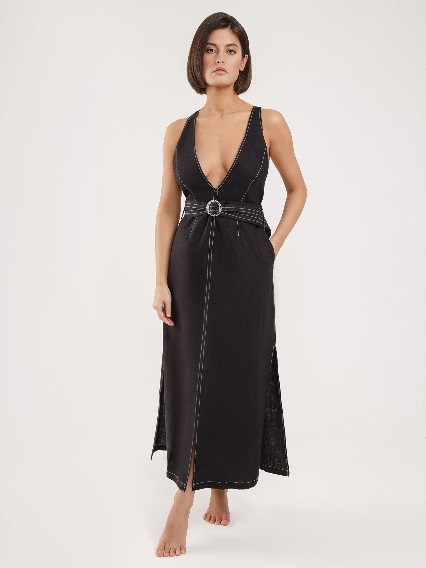 Платье длинное