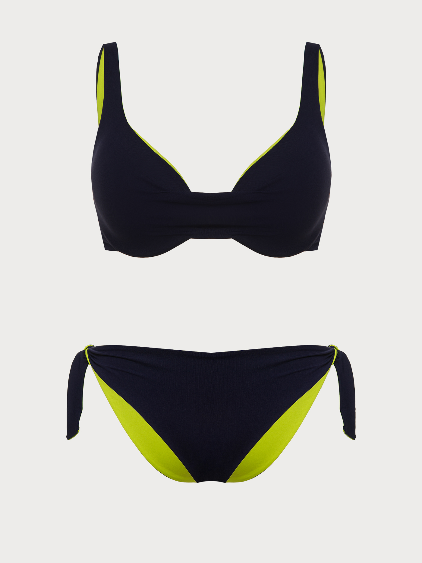 Купальник раздельный лиф мягкий / хипстер