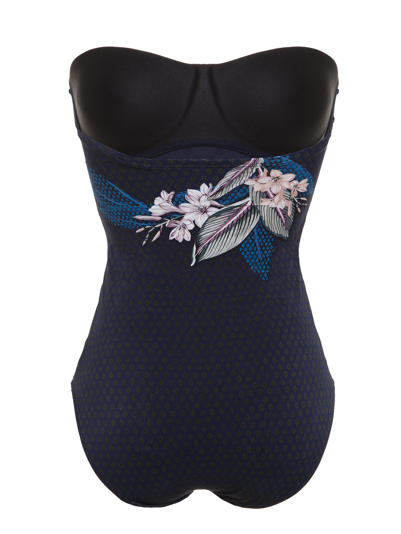 Купальник слитный бандо