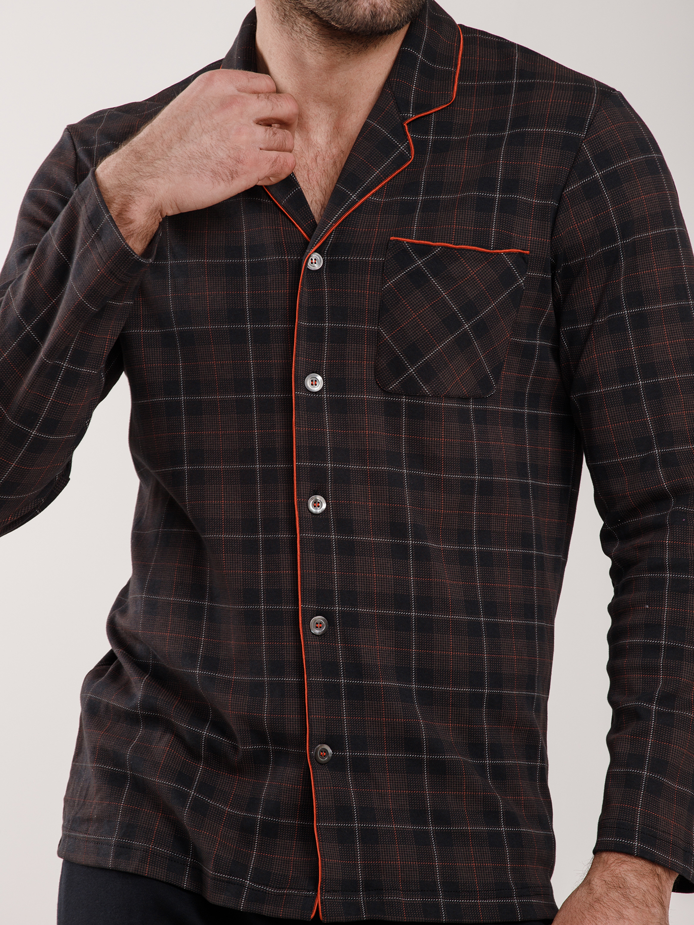 Пижама мужская рубашка / брюки