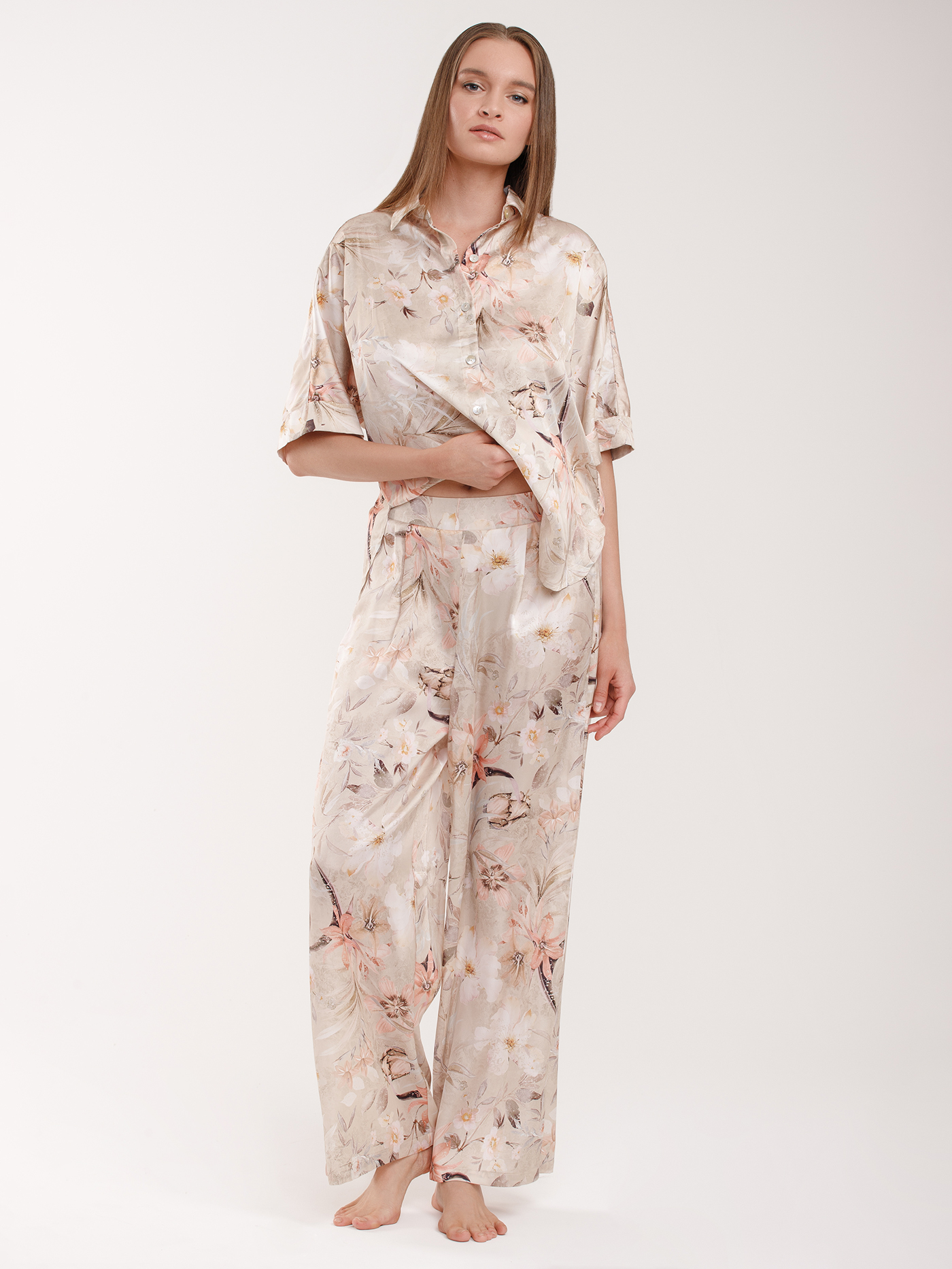 Пижама рубашка / брюки