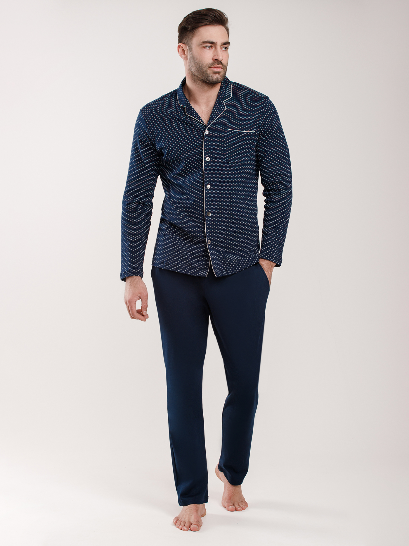 Пижама мужская рубашка / брюки