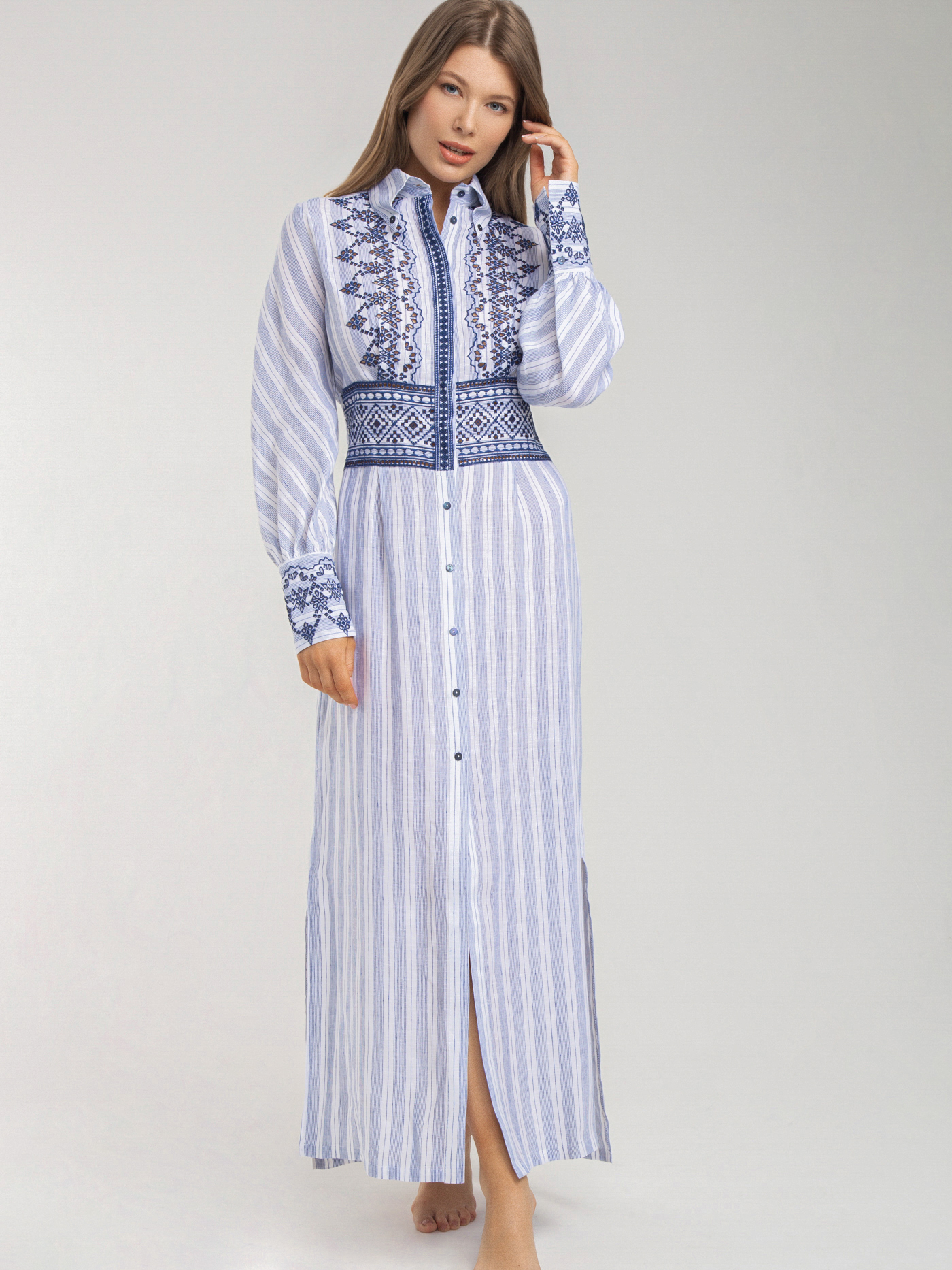 Платье длинное