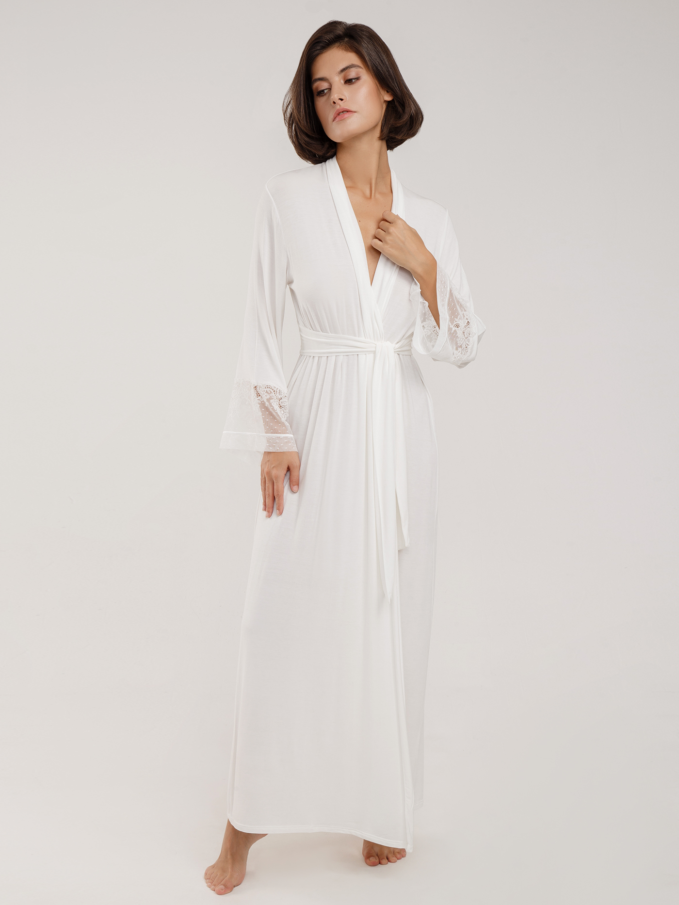 Халат длинный