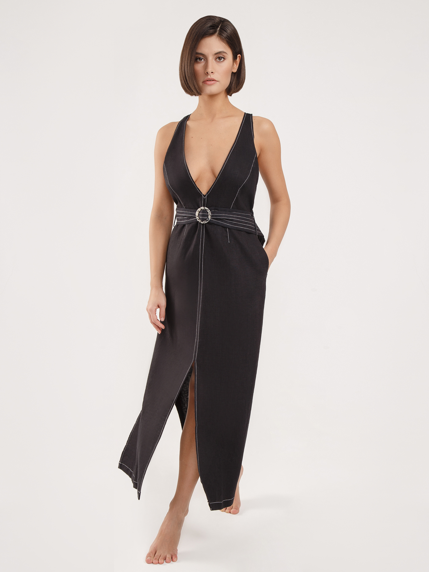 Платье длинное