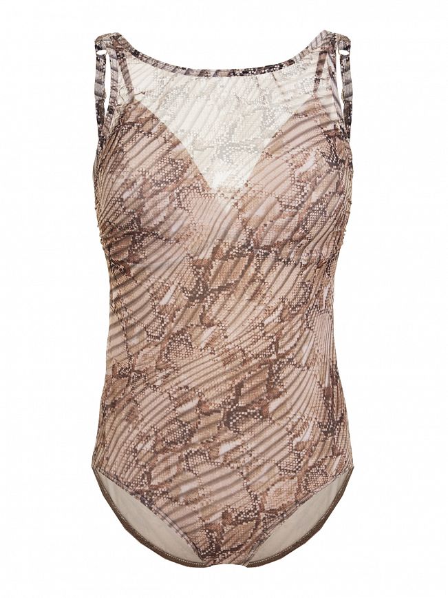 Купальник слитный с мягкой чашкой