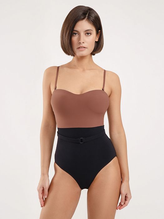 Купальник слитный бандо